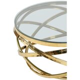 Livetastic KLUBSKA MIZA, prozorno, zlate barve | Shoptok.si