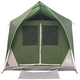  Tunelski šator s krovom Zelena 8 osoba Poliester i čelik | shoptok.hr