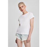 Urban Classics Women's Basic Box T-shirt in white