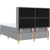  Kutna Podnica s madracem svjetlosiva 140x190 cm tkanina | shoptok.hr