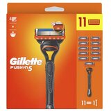 Gillette Muški aparat za brijanje Fusion 5, 11 dopuna, Crno-narandžasti | ePonuda.com