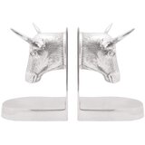  Držači za knjige 2 pcs Srebrno 21,5 x 15,5 x 20 cm Aluminij | shoptok.hr