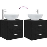 Set namještaja za kupaonicu 3 kom. Crna 49,5 x 44,5 x 65 cm | shoptok.hr