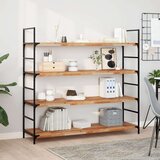 Stolna ploča 120x40x4 cm pravokutna od masivnog drva bagrema | shoptok.hr
