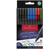 Faber-Castell GRIP flomaster s konico 0,4mm v štirih barvah, komplet 10 kosov Cene