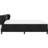 Box Spring krevet s madracem crni 180x200 cm baršun | shoptok.hr