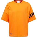 Adidas Majica 'Adicolor Neuclassics' oranžna / črna