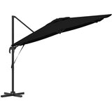 Roma Suncobran Crna 286 x 284 x 265 cm Aluminij i poliester | Eponuda.ba