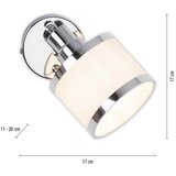 LEUCHTEN DIREKT 15371-17 - Zidno usmereno svetlo ACCOR 1xE14/25W/230V | Eponuda.com