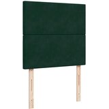 Box spring krevet s madracem tamnozeleni 90x200 cm baršunasti | shoptok.hr