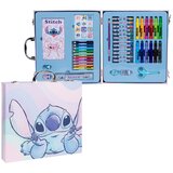 Disney Stitch Metalni kovčeg s priborom za crtanje 30 x 27 cm | shoptok.hr