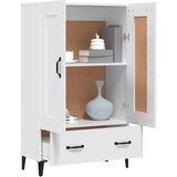  Visoka omarica bela 70x31x115 cm inženirski les, (20653968) | Shoptok.si