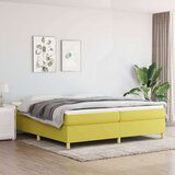  Box spring posteljni okvir zelen 200x200 cm blago, (20739429) Cene