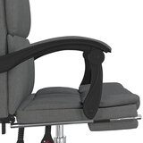  Uredski naslonjač od tkanine tamnosivi | shoptok.hr