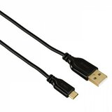 Hama Micro USB kabl pozlata Black 0.75m- 135700 kabal Cene