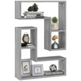  Zidne police 2 kom boja hrasta 50x15x50 cm konstruirano drvo | shoptok.hr