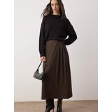 Trendyol Ženska suknja Tctaw25Ee00007, Smeđa | Eponuda.com