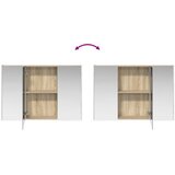  Set ormarića za kupaonicu 4 pcs Hrast sonoma | shoptok.hr