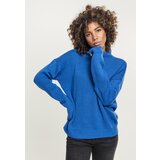 Urban Classics ladies oversize turtleneck sweater brightblue Cene