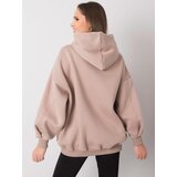 RUE PARIS Sweatshirt-RV-BL-7357.35X-dark beige | Shoptok.si