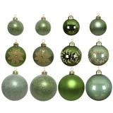  Novogodišnje kugle/ green mix/ set 1/12