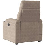  Električni masažni naslanjač taupe mikrovlakna | Shoptok.si