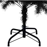 vidaXL Božično drevo med 150 LED z stojalom Črna 120 cm PVC | Shoptok.si