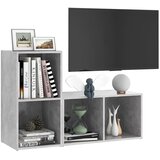 TV ormarići 2 kom boja betona 72x35x36,5 cm konstruirano drvo | shoptok.hr
