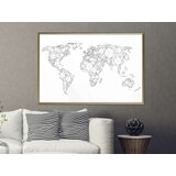  Poster - World of Diamonds and Triangles 45x30 | shoptok.hr