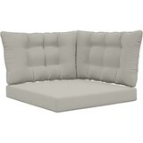  Zunanja blazina za kavč 3 pcs Siva Poliester, (5000202731) | Shoptok.si