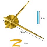  Samoljepljivi zidni sat 100-120cm, višebojni 1 broj | shoptok.hr