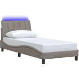  Okvir za krevet bez madraca Hanko smeđesivi 90x190cm od tkanine | shoptok.hr