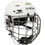 CCM Hokejska čelada Tacks 310 Combo SR Bela L