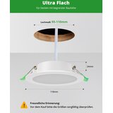 HOMEOW 12x LED vgradna stropna svetilka 7W 6000K IP44 | Shoptok.si
