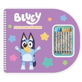 BLUEY Bojanka po brojevima - 16 stranica s kistom i bojama Slike