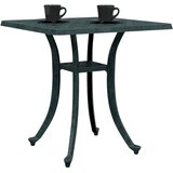  Vrtni stol zeleni 53 x 53 x 53 cm od lijevanog aluminija | shoptok.hr