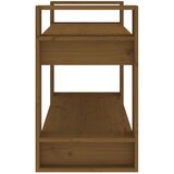 Ormarić za knjige / pregrada boja meda 80x35x56,5 cm drveni | shoptok.hr