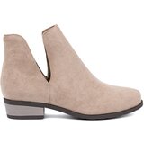 SEASTAR Beige ankle boots with cut-outs Cene