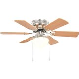  Stropni ventilator sa svjetlom 82 cm svijetlosmeđi | shoptok.hr