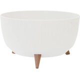 Siena Garden OSLO STRIPE LA966-05 posuda za biljke polipropilen krem | Eponuda.ba