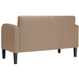 vidaXL Dvosjed Cappuccino 110 cm umjetna koža | shoptok.hr