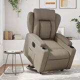 vidaXL Električni naslonjač na podizanje umjetna koža boja cappuccina | shoptok.hr