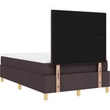  LED Box Spring Krevet Tamno smeđa 120 x 190 cm tkanina | shoptok.hr