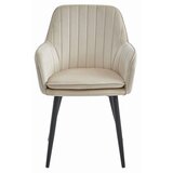  LUGO stolica - bež baršun / crne noge x 1 | shoptok.hr