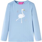  Dječja majica dugih rukava svjetloplava 104 | shoptok.hr