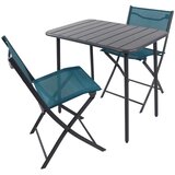 Gardenson SET ZA BALKON kovina, umetna masa, tekstil črna črna, turkizna Cene