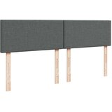 vidaXL Krevet s oprugama i madracem tamnosivi 200 x 200 cm od tkanine | shoptok.hr