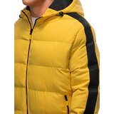 Edoti Men's quilted winter jacket - yellow | Shoptok.si