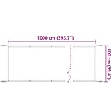  Okomita tenda terakota 100 x 1000 cm od tkanine Oxford | shoptok.hr