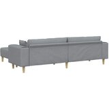SOFA s jastukom 3 pcs Svijetlo siva tkanina | shoptok.hr